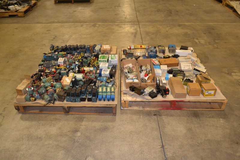 2 PALLETS OF SOLENOIDS VALVES AND REPLACEMENT PARTS, ASCO, MAC, SUN (OHIO) - MISCELLANEOUS