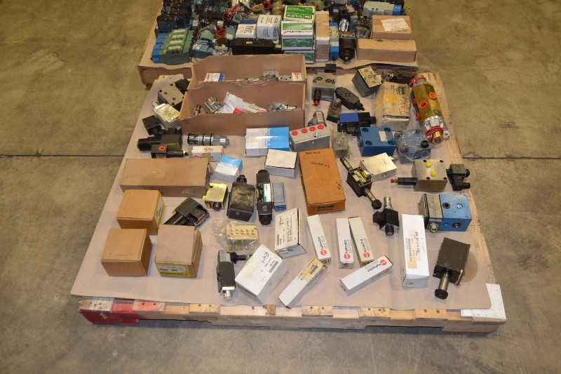 2 PALLETS OF SOLENOIDS VALVES AND REPLACEMENT PARTS, ASCO, MAC, SUN (OHIO) - MISCELLANEOUS