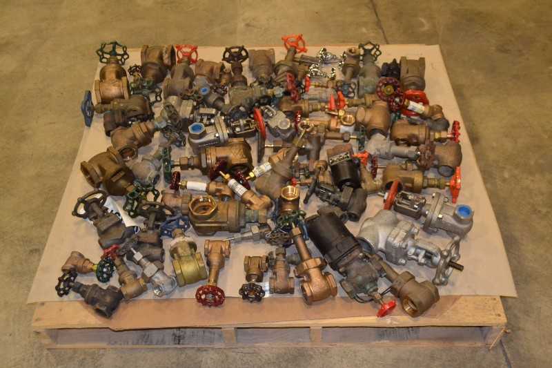 1 PALLET OF ASSORTED BRASS VALVE (OHIO) - MISCELLANEOUS