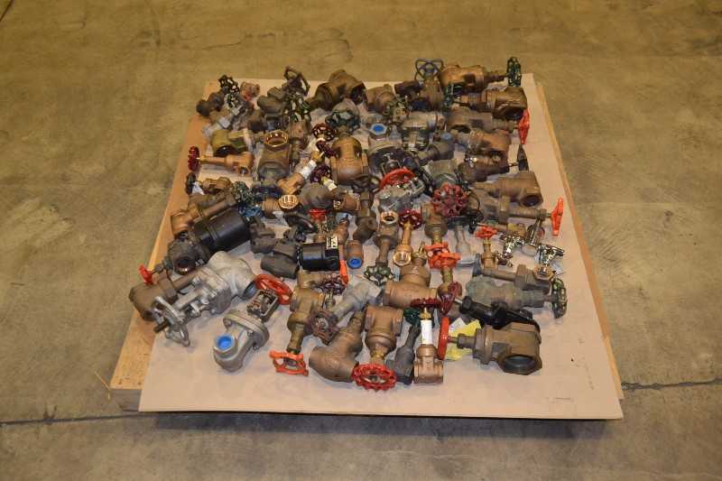 1 PALLET OF ASSORTED BRASS VALVE (OHIO) - MISCELLANEOUS