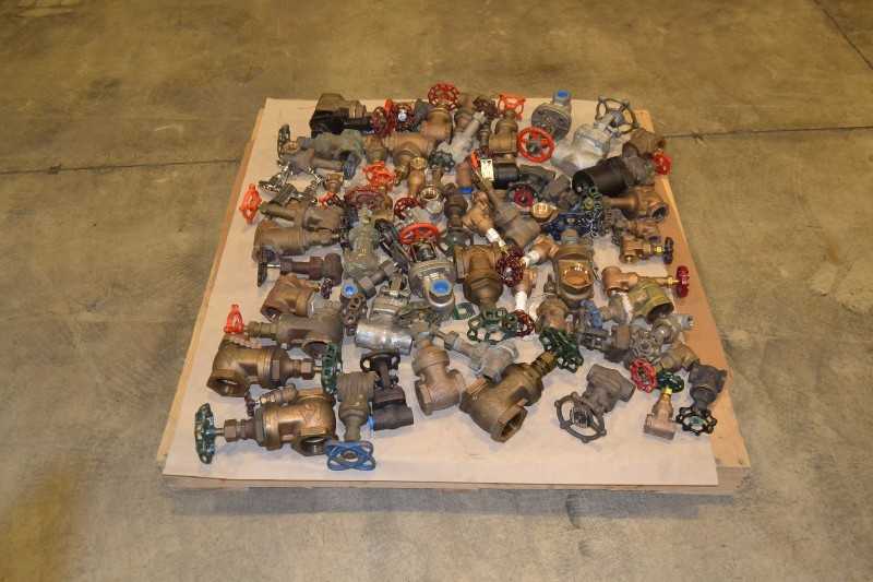 1 PALLET OF ASSORTED BRASS VALVE (OHIO) - MISCELLANEOUS