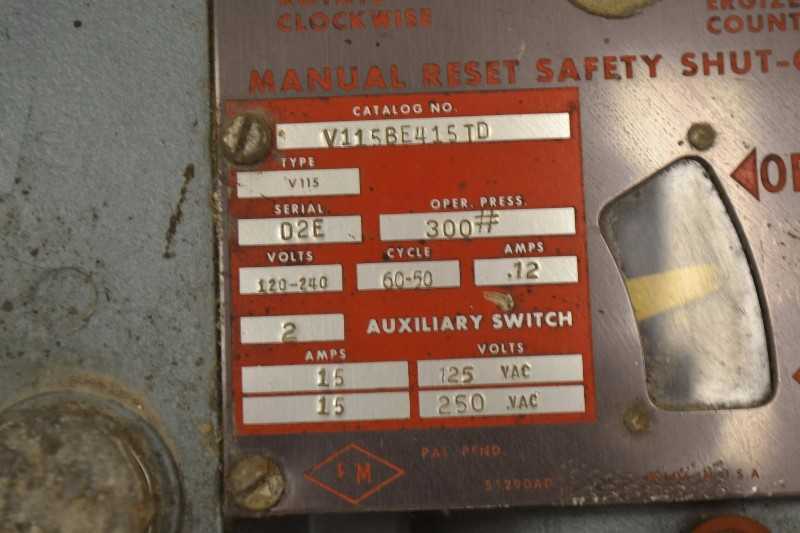 1 PALLET OF MANUAL RESET SAFETY SHUT-OFF VALVES (OHIO) - MISCELLANEOUS