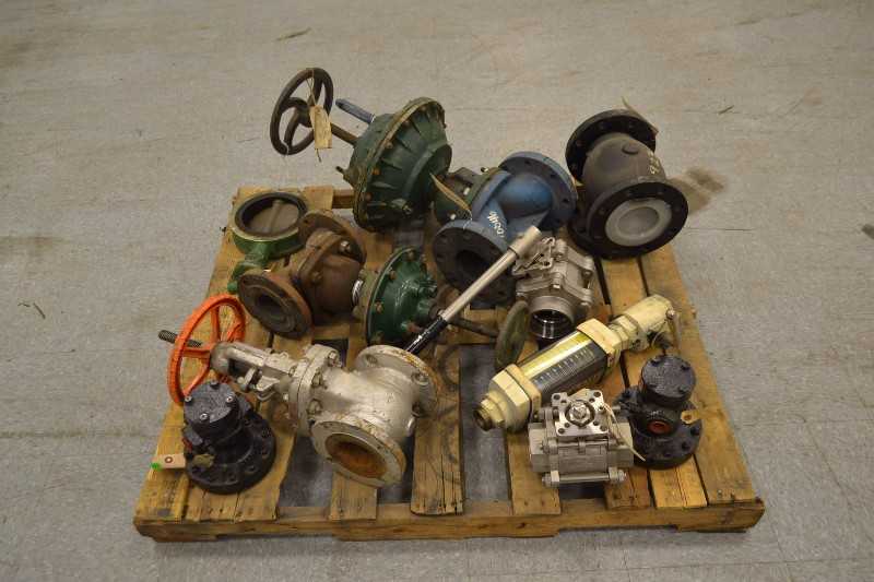 1 PALLET OF ASSORTED MANUAL VALVES, SEMCO,KECKLEY (OHIO) - MISCELLANEOUS