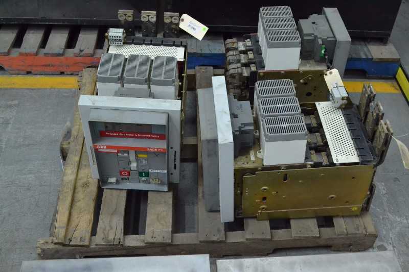 1 PALLET OF ABB F1H SACE F1 1250A AMP 690V-AC AIR LOW VOLTAGE CIRCUIT BREAKER SWITCHGEARS (OHIO) - MISCELLANEOUS