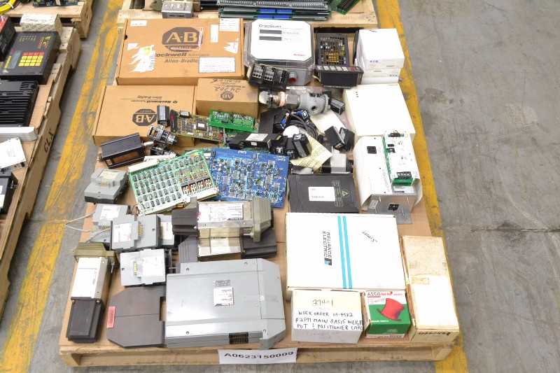4 PALLETS OF ASSORTED ELECTRICAL CONTROLS INPUT MODULES, OUTPUT MODULES, I/O PROCESSORS (OHIO) - MISCELLANEOUS