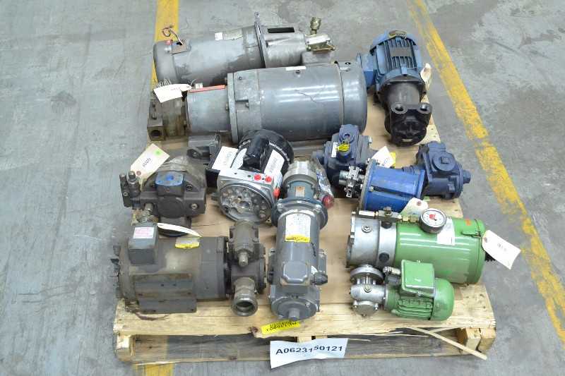 1 PALLET OF ASSORTED PUMPS, VIKING, LIQUIFLO, BUCHER, HAUGHT (OHIO) - MISCELLANEOUS