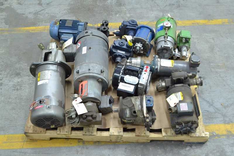 1 PALLET OF ASSORTED PUMPS, VIKING, LIQUIFLO, BUCHER, HAUGHT (OHIO) - MISCELLANEOUS