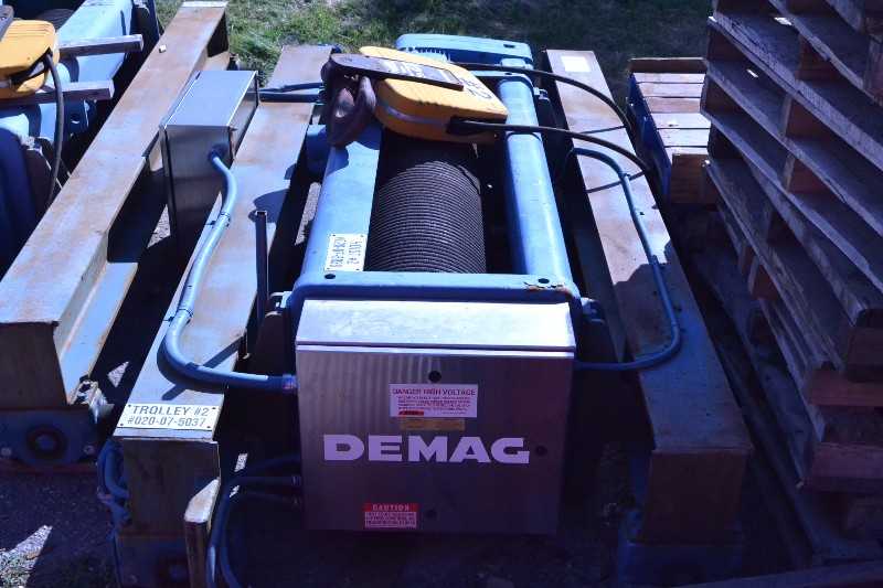 MANNESMANN DEMATIC DEMAG DH 1063 H40 12.5TON 31.4FT/MIN HOIST UNIT (OHIO) - MISCELLANEOUS