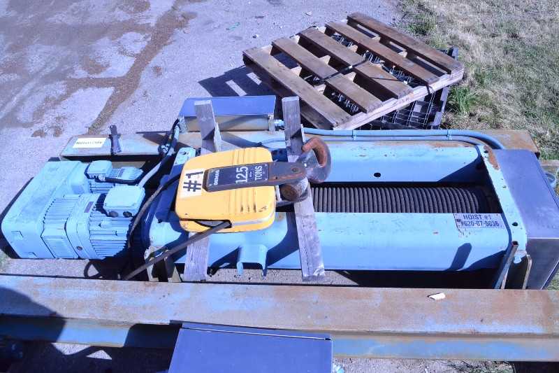 MANNESMANN DEMATIC DEMAG DH 1063 H40 12.5TON 31.4FT/MIN HOIST UNIT (OHIO) - MISCELLANEOUS