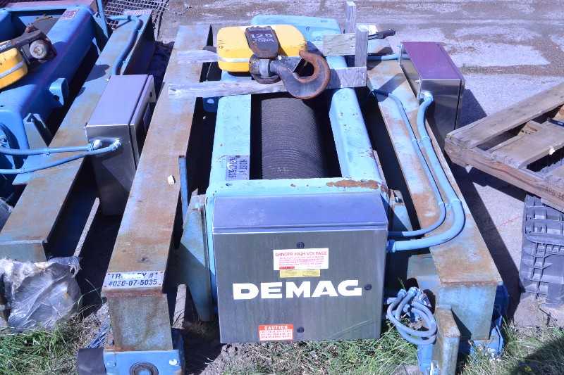 MANNESMANN DEMATIC DEMAG DH 1063 H40 12.5TON 31.4FT/MIN HOIST UNIT (OHIO) - MISCELLANEOUS