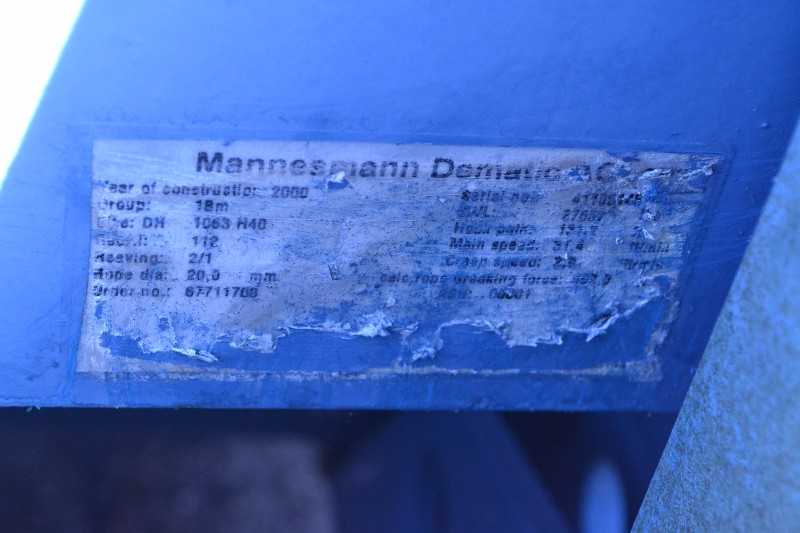 MANNESMANN DEMATIC DEMAG DH 1063 H40 12.5TON 31.4FT/MIN HOIST UNIT (OHIO) - MISCELLANEOUS