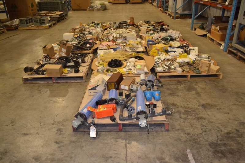 13 PALLETS OF ASSORTED REPLACEMENT KITS AND PARTS, ASCO, PARKER, SQUARE D (OHIO) - MISCELLANEOUS