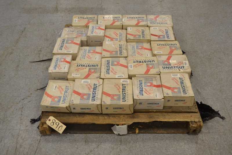 1 PALLET OF UNISTRUT AND ROUTLECO BEAM CLAMPS (OHIO) - MISCELLANEOUS
