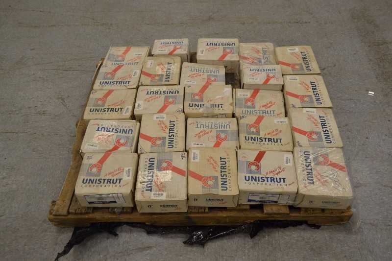 1 PALLET OF UNISTRUT AND ROUTLECO BEAM CLAMPS (OHIO) - MISCELLANEOUS