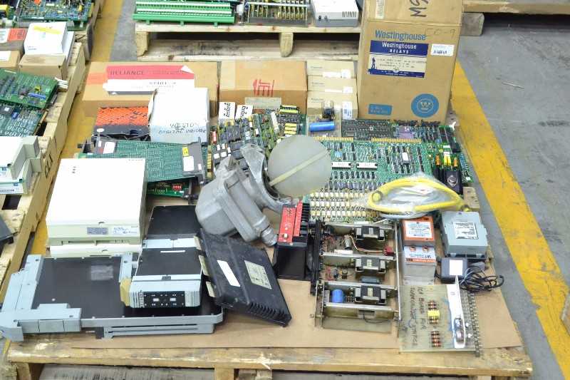 8 PALLETS OF ELECTRICAL CONTROLS, INPUT OUTPUT MODULES, I/O PROCESSORS, PCB CIRCUIT BOARDS (OHIO) - MISCELLANEOUS