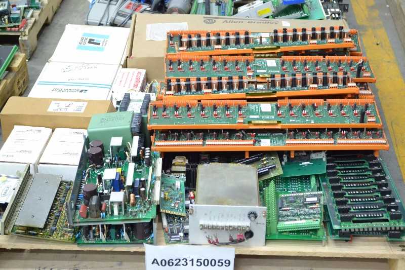 8 PALLETS OF ELECTRICAL CONTROLS, INPUT OUTPUT MODULES, I/O PROCESSORS, PCB CIRCUIT BOARDS (OHIO) - MISCELLANEOUS