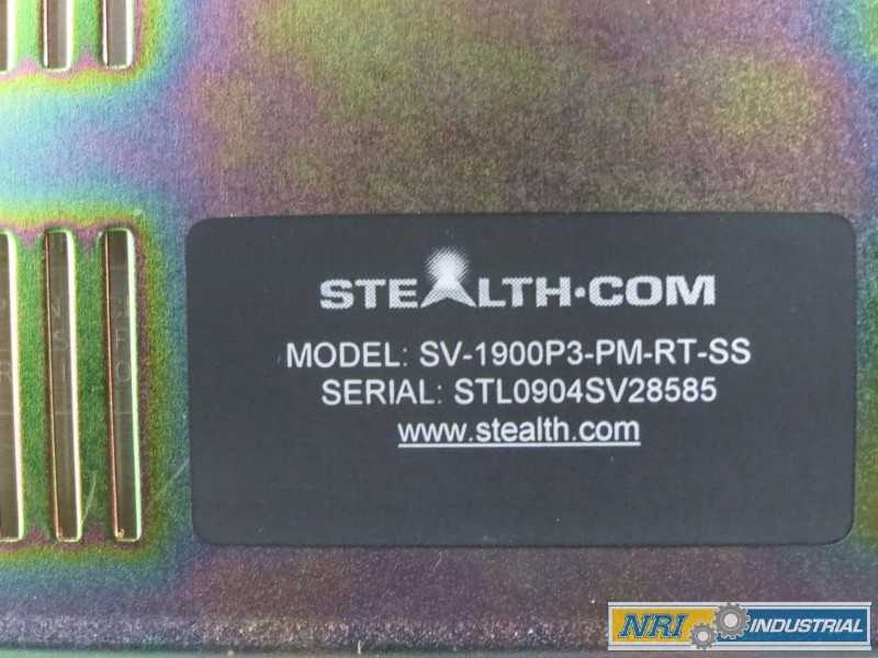 STEALTH COMPUTER SV-1900P3-PM-RT 19IN LCD MONITOR INTERFACE PANEL (OHIO) - MISCELLANEOUS