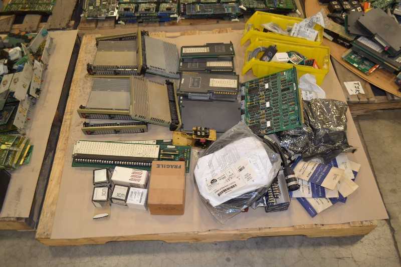 7 PALLETS OF ASSORTED ELECTRICAL CONTROLS INPUT MODULES, OUTPUT MODULES, I/O PROCESSORS (OHIO) - MISCELLANEOUS