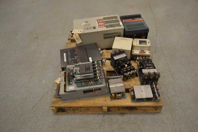 1 PALLET OF CONTROLS, ABB, ALLEN BRADLEY, RELIANCE ELECTRIC (OHIO) - MISCELLANEOUS