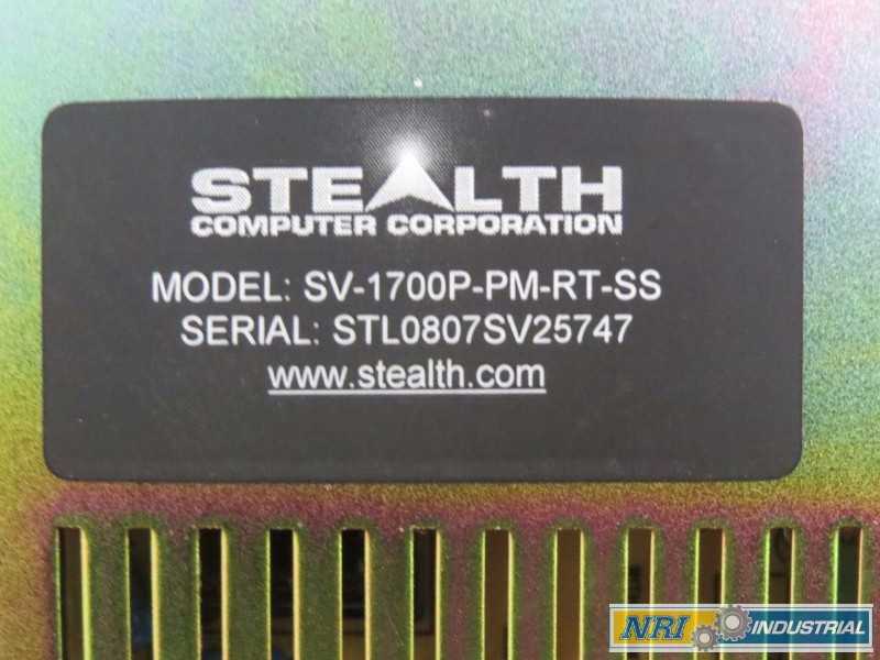 STEALTH COMPUTER SV-1700P-PM-RT-SS LCD MONITOR INTERFACE PANEL (OHIO) - MISCELLANEOUS
