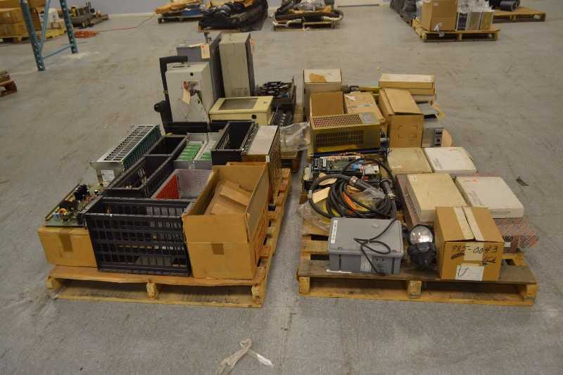 4 PALLETS OF MISC. ELECTRONIC EQUIPMENT, SIEMANS, MILLTRONICS,AB (OHIO) - MISCELLANEOUS