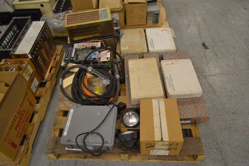 4 PALLETS OF MISC. ELECTRONIC EQUIPMENT, SIEMANS, MILLTRONICS,AB (OHIO) - MISCELLANEOUS