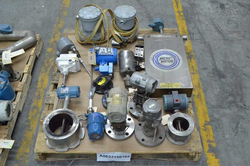 2 PALLETS OF ASSORTED INSTURMENTATION UNITS, FLOW METERS, TRANSMITTERS, LEVEL SENSORS (OHIO) - MISCELLANEOUS