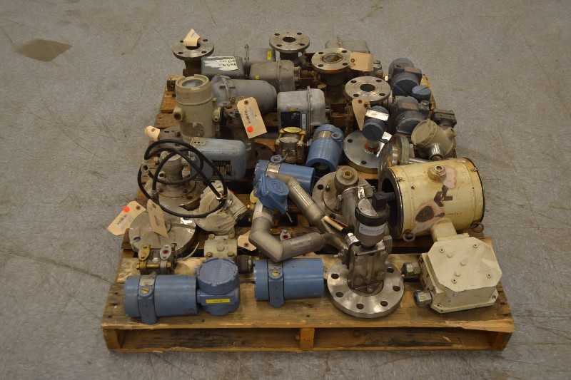 1 PALLET OF ,INSTRUMENTATION TRANSMITTERS FOXBORO, VALMET, JAMESBURY (OHIO) - MISCELLANEOUS