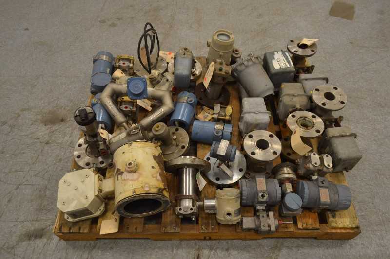 1 PALLET OF ,INSTRUMENTATION TRANSMITTERS FOXBORO, VALMET, JAMESBURY (OHIO) - MISCELLANEOUS