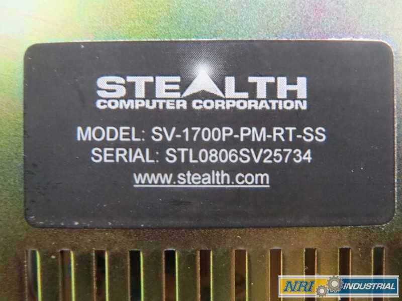 STEALTH COMPUTER SV-1700P-PM-RT-SS LCD MONITOR INTERFACE PANEL (OHIO) - MISCELLANEOUS