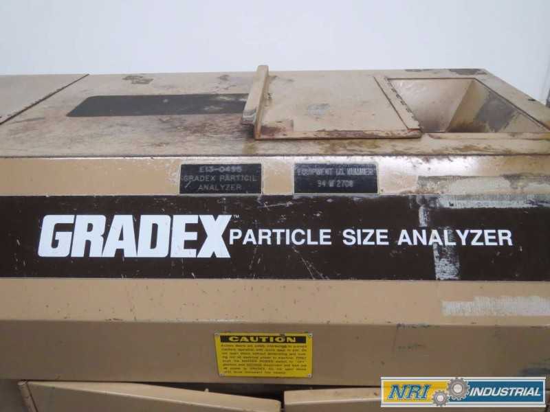 ROTEX G-6S-36D GRADEX CHIP PARTICLE SIZE ANALYZER 115V-AC LAB EQUIPMENT (OHIO) - MISCELLANEOUS