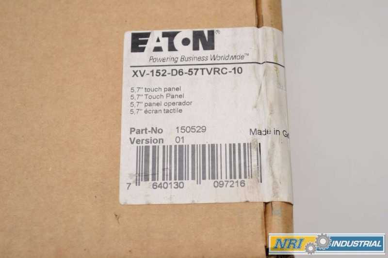 EATON XV-152-D6-57TVRC-10 XV XP TFT RESISTIVE 5.7 IN TOUCH OPERATOR INTERFACE PANEL (OHIO) - MISCELLANEOUS