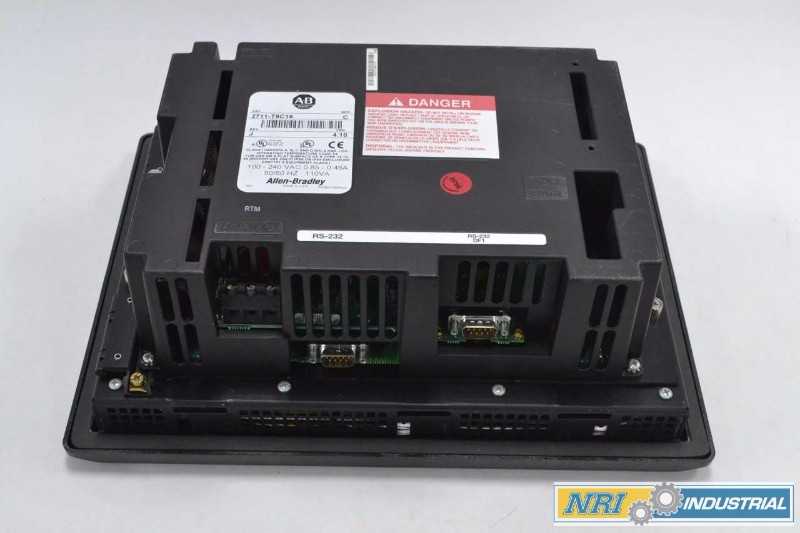 ALLEN BRADLEY 2711-T9C16 PANELVIEW 900 SER C 100-240V-AC 110VA OPERATOR INTERFACE PANEL (OHIO) - MISCELLANEOUS