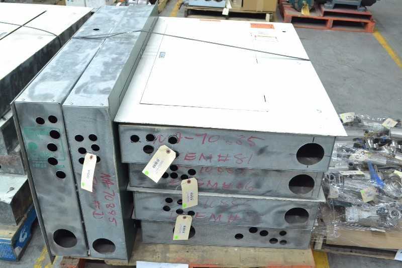 2 PALLETS OF ASSORTED DISTRIBUTION PANELS, WESTINGHOUSE (OHIO) - MISCELLANEOUS