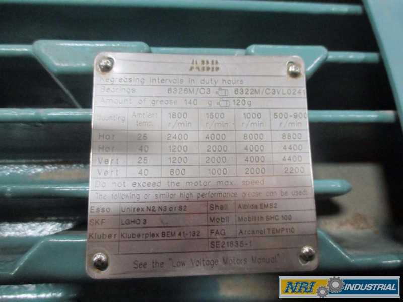 ABB 3GBP454530-ADG446701 AC ELECTRIC MOTOR 630KW 460V-AC 894RPM M3BP 450LC 8 B3 3PH (OHIO) - MISCELLANEOUS