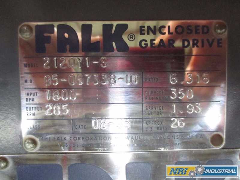 FALK 2120Y1-S ENCLOSED DRIVE 3-1/2 IN 350HP 6.316:1 GEAR REDUCER (OHIO) - MISCELLANEOUS
