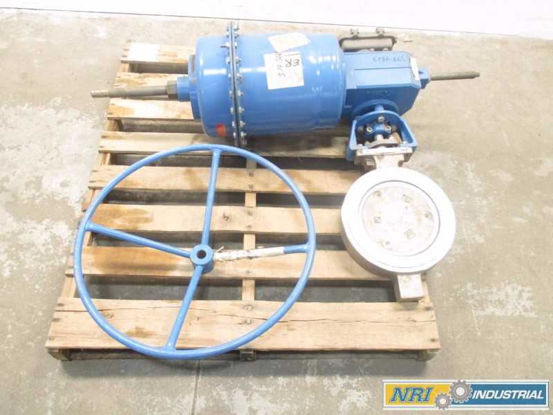 NELES JAMESBURY 815W-11-3600-TT BUTTERFLY VALVE 10 IN PNEUMATIC STAINLESS (OHIO) - MISCELLANEOUS NELES JAMESBURY 815W-11-3600-TT BUTTERFLY VALVE 10 IN PNEUMATIC STAINLESS (OHIO) - MISCELLANEOUS