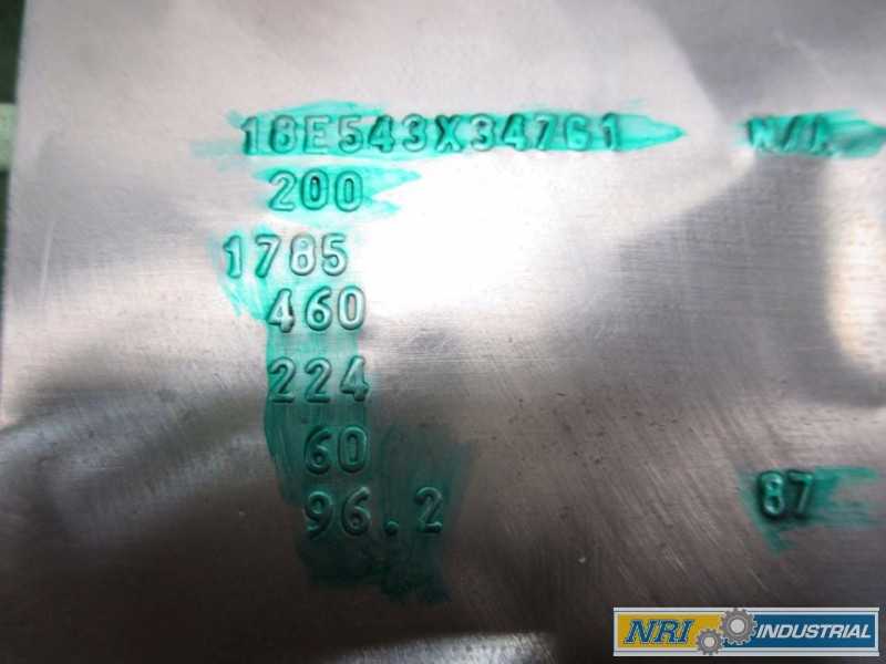 GE 18E543X347G1 AC ELECTRIC MOTOR 200HP 460V-AC 1785RPM 447TSZ 3PH (OHIO) - MISCELLANEOUS