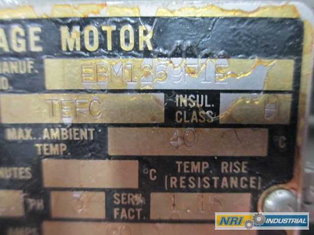 P&H EBM1269F1E SQUIRREL CAGE MOTOR 75HP 460V-AC 644RPM 3PH (OHIO) - MISCELLANEOUS