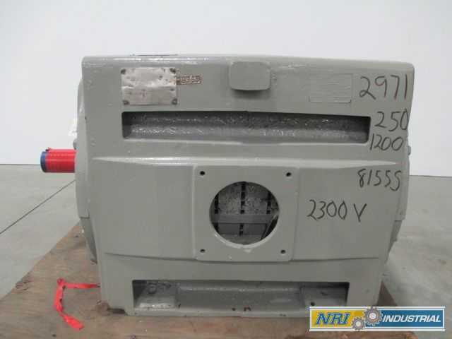 GE 5K815534B20 AC ELECTRIC MOTOR 250HP 2300V-AC 1170RPM 8155S 3PH (OHIO) - MISCELLANEOUS GE 5K815534B20 AC ELECTRIC MOTOR 250HP 2300V-AC 1170RPM 8155S 3PH (OHIO) - MISCELLANEOUS