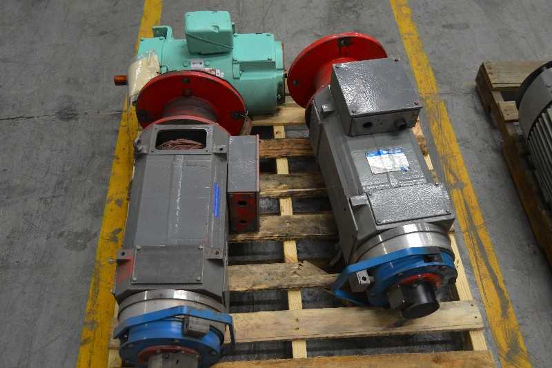 2 PALLETS OF ASSORTED ELECTRIC AC MOTORS, DC MOTORS, GENERAL ELECTRIC, RELIANCE, BULL MOTORS (OHIO) - MISCELLANEOUS