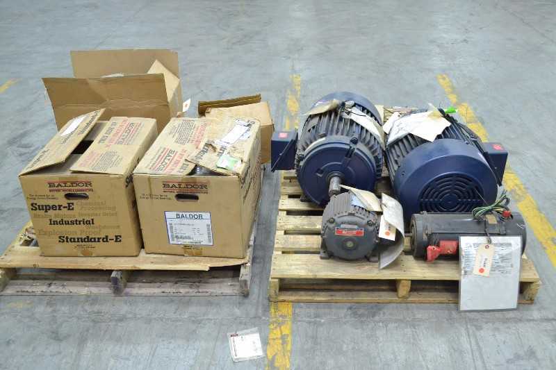 2 PALLETS OF ASSORTED ELECTRIC AC MOTORS, BALDOR, GENERAL ELECTRIC, WEG, SEW EURODRIVE (OHIO) - MISCELLANEOUS