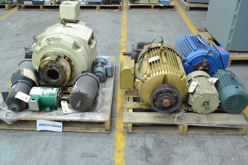 2 PALLETS OF ASSORTED ELECTRIC MOTORS, BALDOR, RELIANCE, MARATHON (OHIO) - MISCELLANEOUS