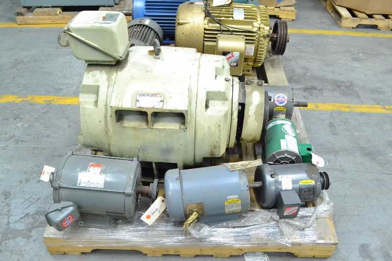 2 PALLETS OF ASSORTED ELECTRIC MOTORS, BALDOR, RELIANCE, MARATHON (OHIO) - MISCELLANEOUS