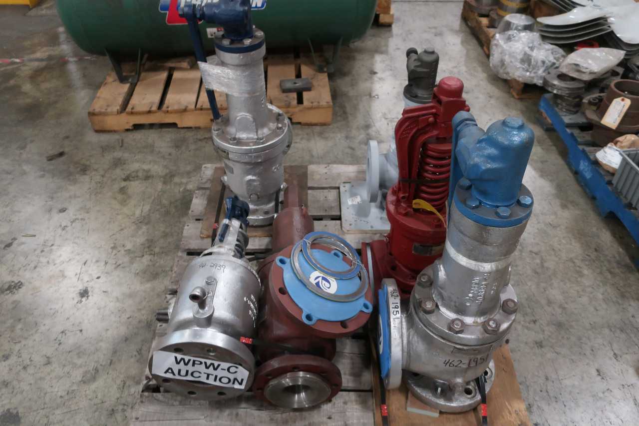 1 PALLET OF ASSORTED RELIF VALVES 3IN-4IN CONSOLIDATED DRESSER TELDYNE FARRIS - VALVES