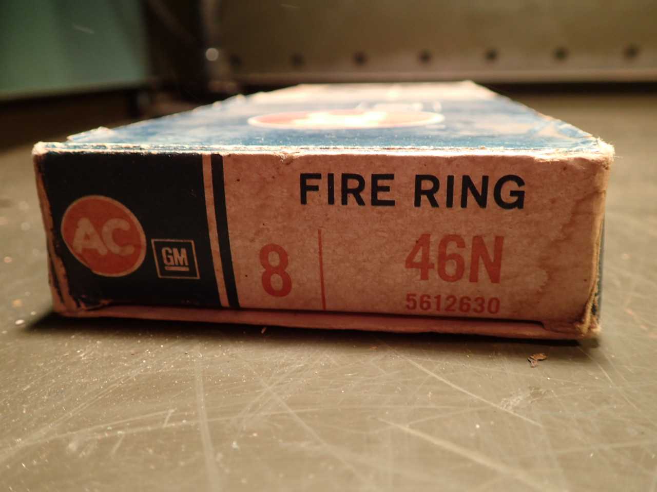 8-Pack of General Motors GM AC Spark Plug Division Fire Ring 46N Green Ring: NOS - INDUSTRIAL PARTS