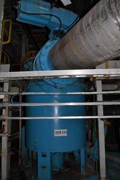 TAMPELLA S36P STAINLESS #4 PRIMARY PRESSURE SCREEN 18X12 WITH GE 75HP 1175RPM VERTICAL AC MOTOR - MISCELLANEOUS