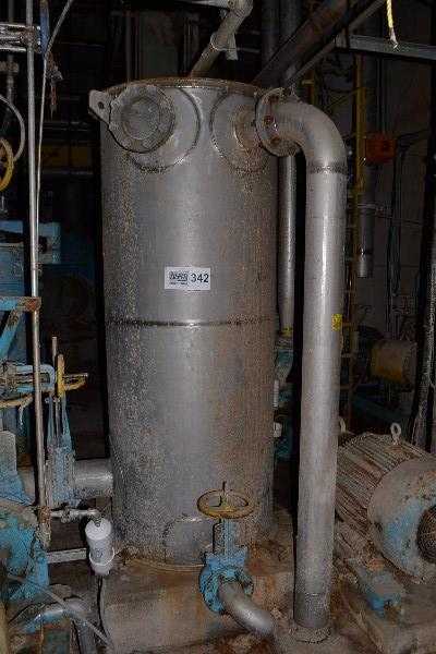 STAINLESS TMP SCREEN REJECTS TANK 83,000L WITH FOXBORO IDP10 PRESSURE TRANSMITTER - MISCELLANEOUS