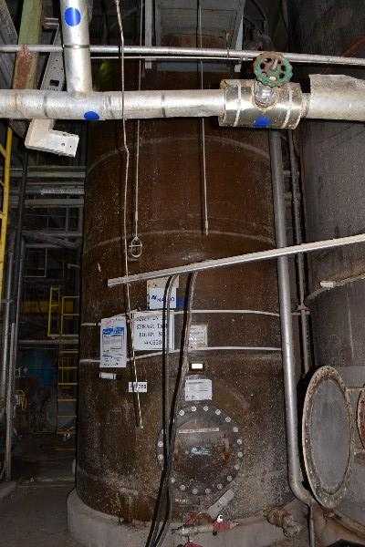 FABRICATED PLASTICS BULK STORAGE TANK FIBERGLASS 7926 GALLONS WITH BALL VALVES - MISCELLANEOUS