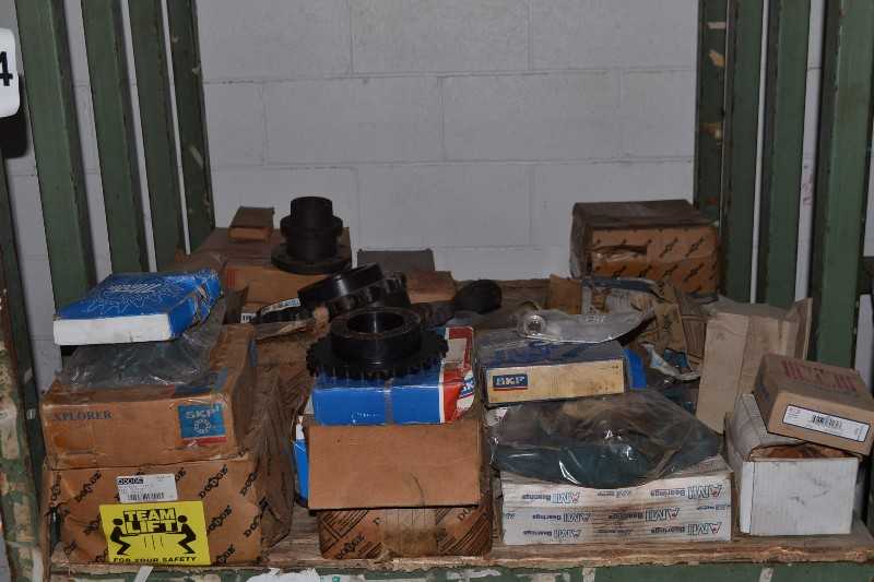ASSORTED SKF/DODGE/AMI ROLLER BEARINGS, MARTIN SPROCKETS, GATES BELTS - MISCELLANEOUS